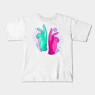 Spell Caster Hands Kids T-Shirt